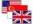 U.S., Singapore, U.K. flags