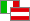 Italy/Austria Italy Austria flags