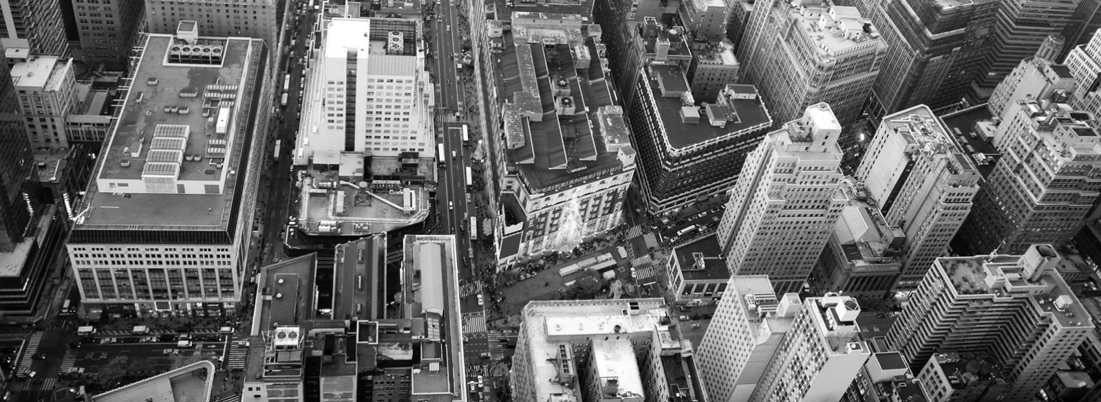 Aerial view of Hearald Sq NYC