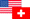 USA/Switzerland U.S.A., Swiss flags